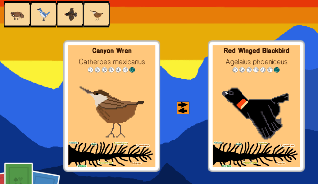 Animal card trading